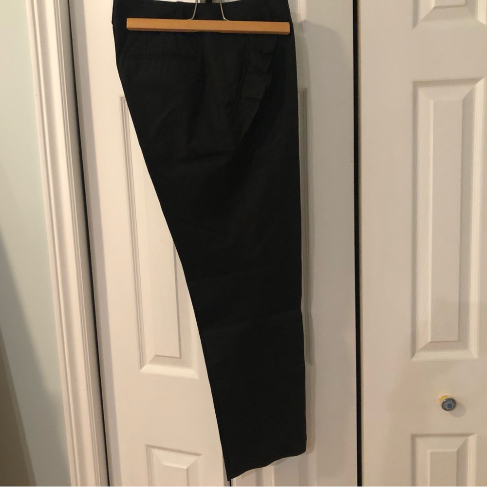 Black cotton pants size 10